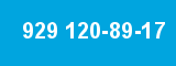929 120-89-17 929 120-89-17